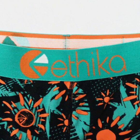 ETHIKA Summerdaze Leggings Activewear Workout Pants Abstract Sun Gym Sz S NEW - Picture 6 of 8